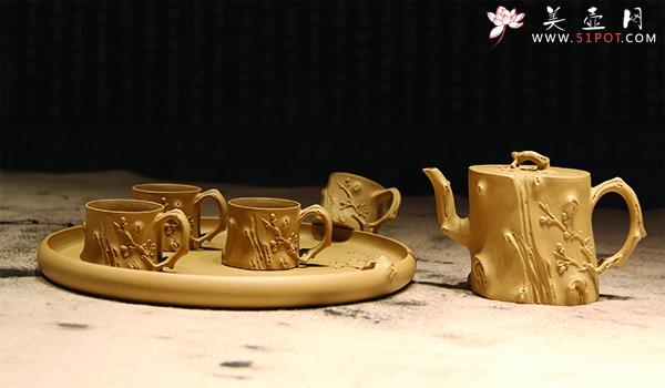 紫砂壶图片：寒梅傲骨 - 美壶网