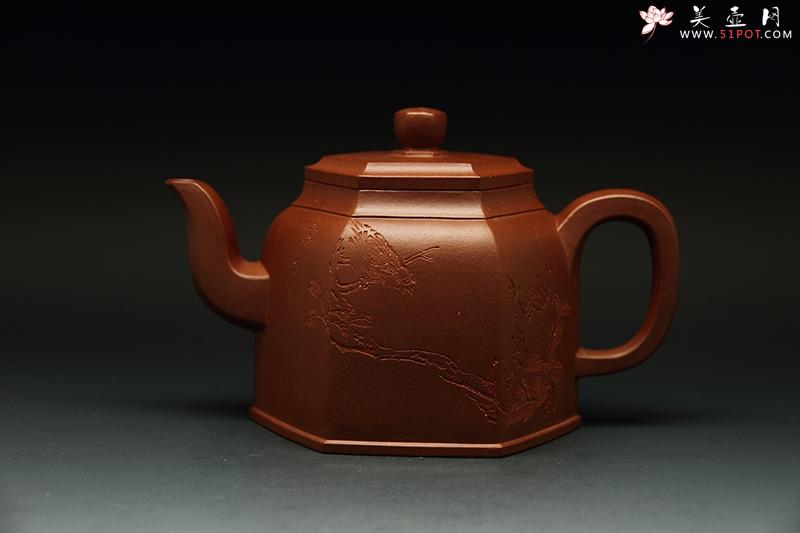 紫砂壶图片：金钟六方 - 美壶网