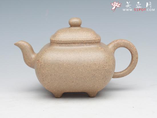 紫砂壶图片：四方传炉 - 美壶网