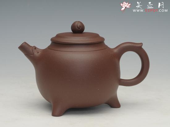 紫砂壶图片：古鼎壶 - 美壶网