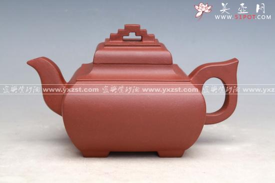 紫砂壶图片：四方桥顶 - 美壶网
