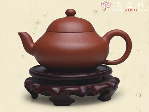 紫砂壶图片：矮梨形壶（全手工制作） - 美壶网