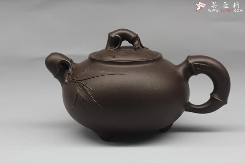紫砂壶图片：竹趣 - 美壶网