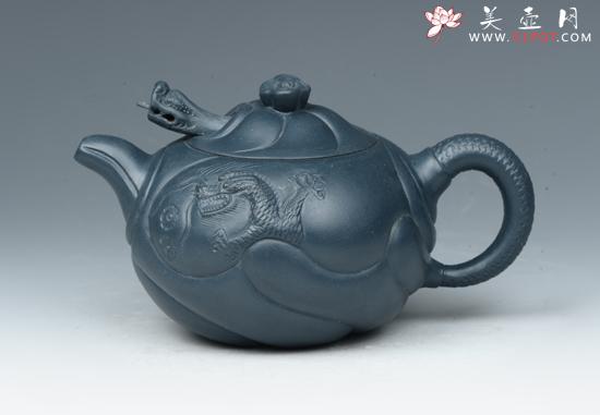 紫砂壶图片：鱼化龙2 - 美壶网