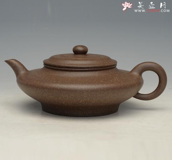 紫砂壶图片：虚扁 - 美壶网