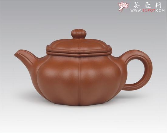 紫砂壶图片：葵仿古 - 美壶网