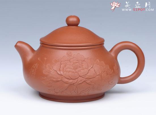 紫砂壶图片：潘壶（国色天香） - 美壶网