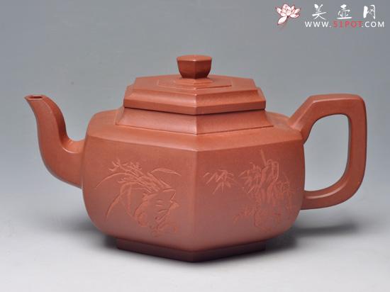 紫砂壶图片：雪华 清水泥 700cc - 美壶网