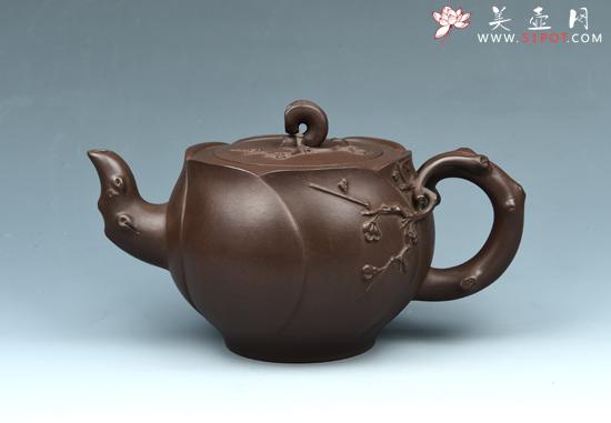 紫砂壶图片：暗香 - 美壶网