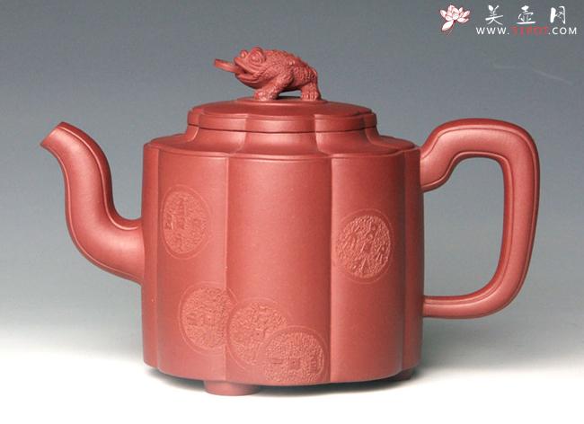 紫砂壶图片:招财进宝 400CC - 美壶网