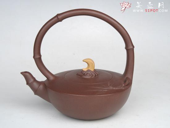 紫砂壶图片：月下潇湘  500... - 美壶网