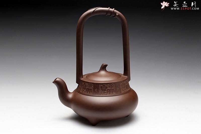 紫砂壶图片：北瓜提梁 - 美壶网