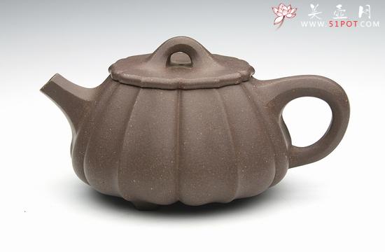 紫砂壶图片:菊瓣石瓢 - 美壶网