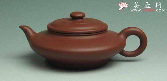 紫砂壶图片：虚扁 - 美壶网