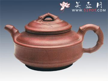 紫砂壶图片：双线竹鼓 - 美壶网