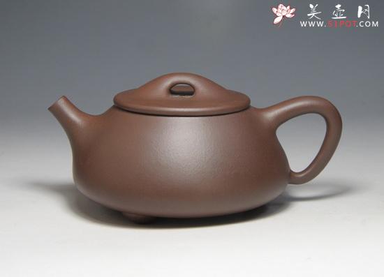 紫砂壶图片：汉棠石瓢 - 美壶网