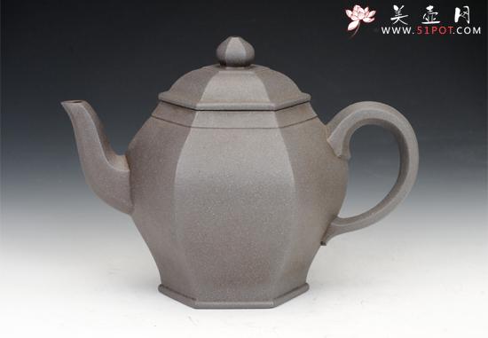 紫砂壶图片：六方宫灯 - 美壶网