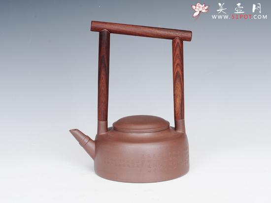 紫砂壶图片：君悦提梁壶 - 美壶网