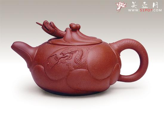 紫砂壶图片：鱼化龙 - 美壶网