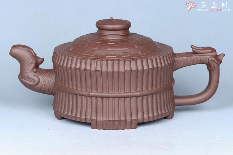 紫砂壶图片：龙头一捆竹 - 美壶网