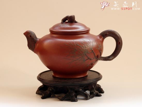 紫砂壶图片：松针 - 美壶网