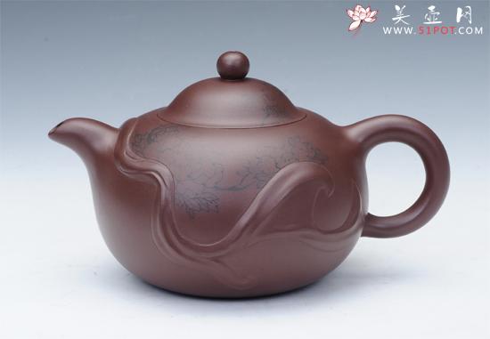 紫砂壶图片：西施浣纱 - 美壶网