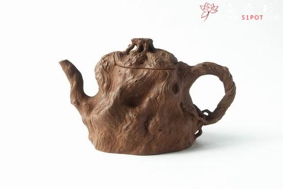 紫砂壶图片：树瘿系列 - 美壶网