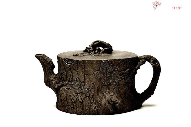 紫砂壶图片：松桩 - 美壶网