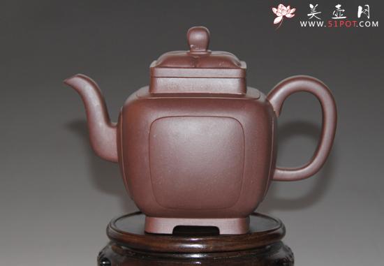 紫砂壶图片：四方菱花 - 美壶网