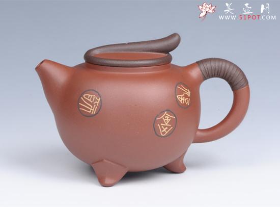 紫砂壶图片：人生五福 - 美壶网