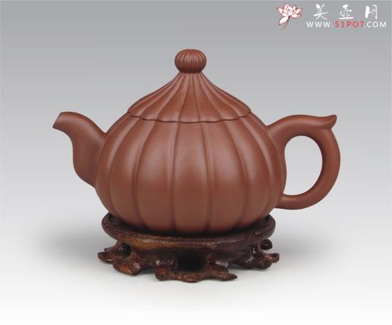 紫砂壶图片：宝菊壶 - 美壶网