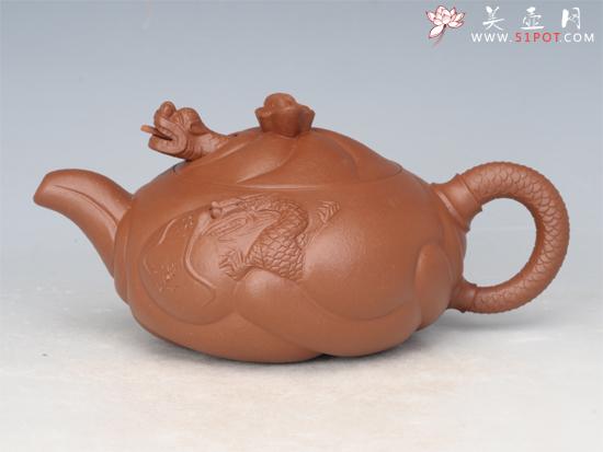 紫砂壶图片：鱼化龙 - 美壶网