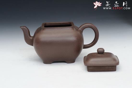 紫砂壶图片：金玉四方 (3) - 美壶网