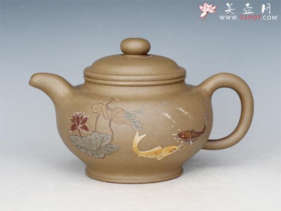 紫砂壶图片：德钟 - 美壶网