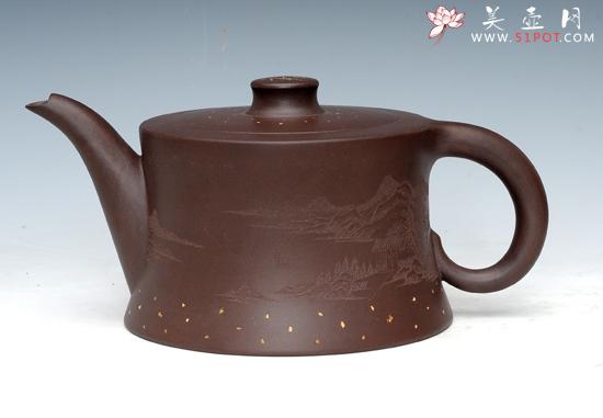 紫砂壶图片：星曲 - 美壶网