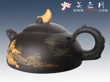 紫砂壶图片：明月松间照 - 美壶网