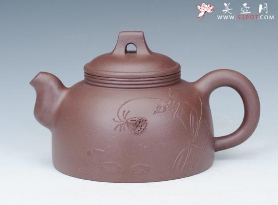 紫砂壶图片：步步高升 - 美壶网