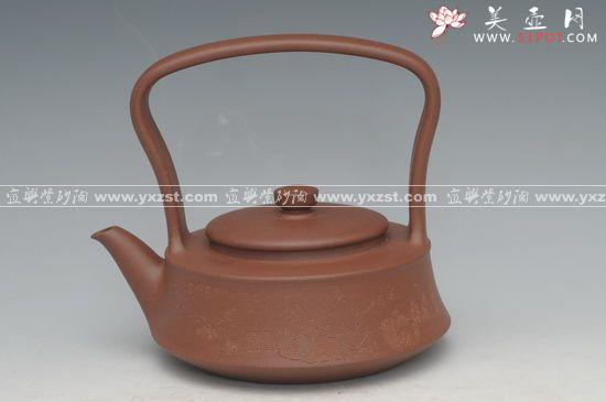 紫砂壶图片：心意提梁 - 美壶网