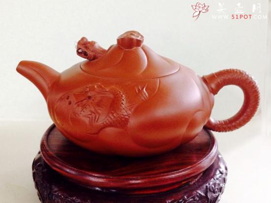 紫砂壶图片：鱼化龙 - 美壶网