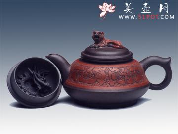 紫砂壶图片：藏龙卧虎壶 - 美壶网
