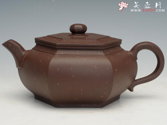 紫砂壶图片：大彬六方壶 - 美壶网