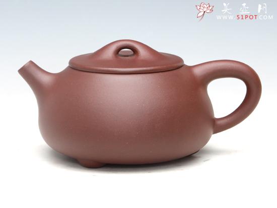 紫砂壶图片:石瓢(紫泥)340ML - 美壶网