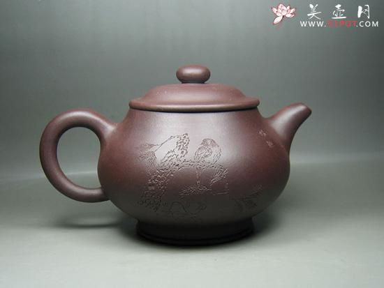 紫砂壶图片：顽童 - 美壶网