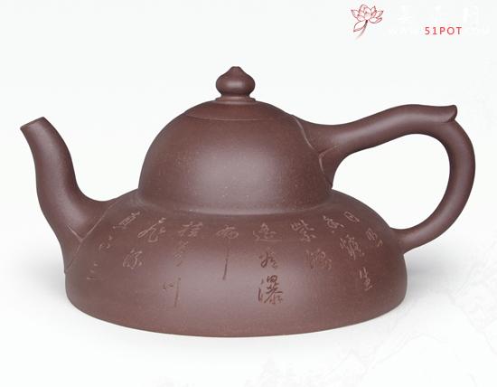 紫砂壶图片:东坡笠帽 容量:1... - 美壶网