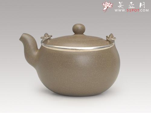 紫砂壶图片:银把一粒珠 - 美壶网