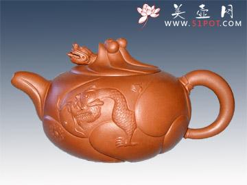 紫砂壶图片：鱼化龙 - 美壶网