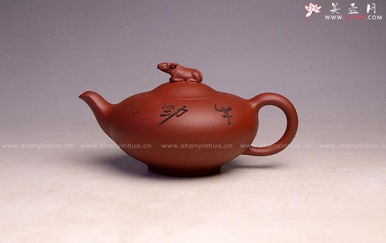 紫砂壶图片：大金牛壶 - 美壶网