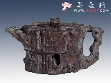 紫砂壶图片：束柴三友 - 美壶网