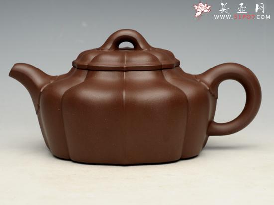 紫砂壶图片:菱花八瓣 - 美壶网