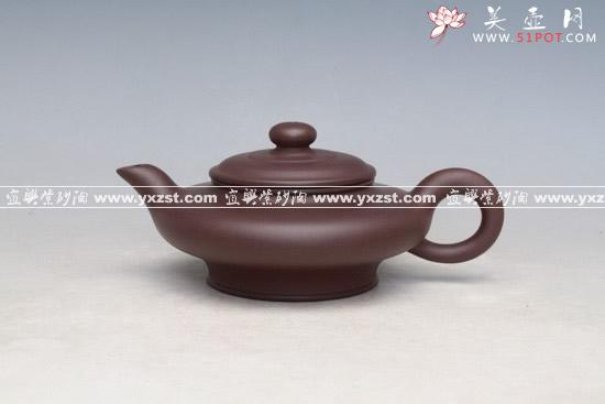 紫砂壶图片：虚扁 - 美壶网
